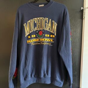 Vintage Michigan Wolverines Rose Bowl Sweatshirt